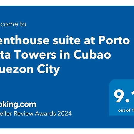 Penthouse Suite At Porto Vita Towers In Cubao Quezon City Manila Exterior photo